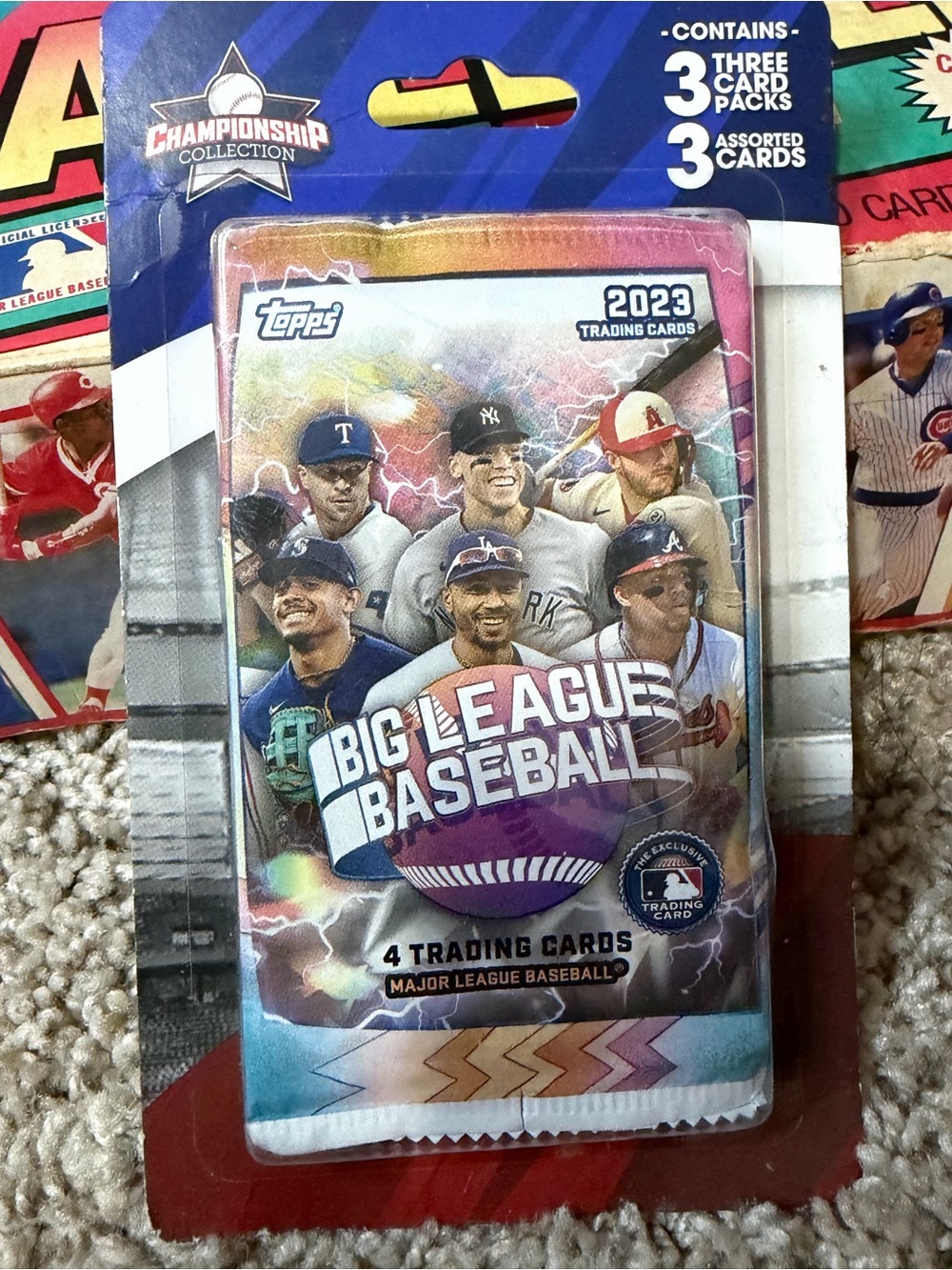 Topps Big League Baseball 2023 Trading Card Pack - Multicolor